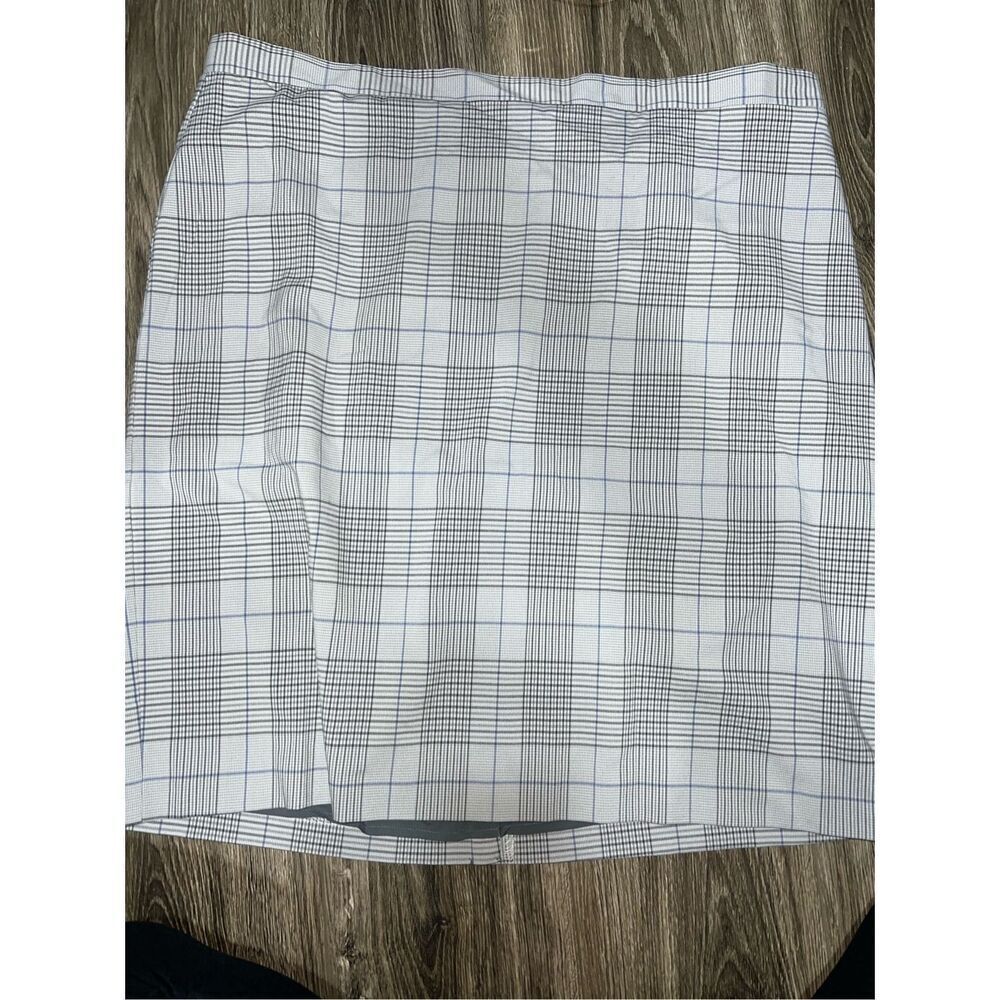 NWTs Banana Republic Gray Plaid Skirt